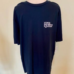 Men’s light weight 100% cotton navy blue t-shirt